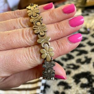 🌼 Taxco Flower Sliver Bracelet